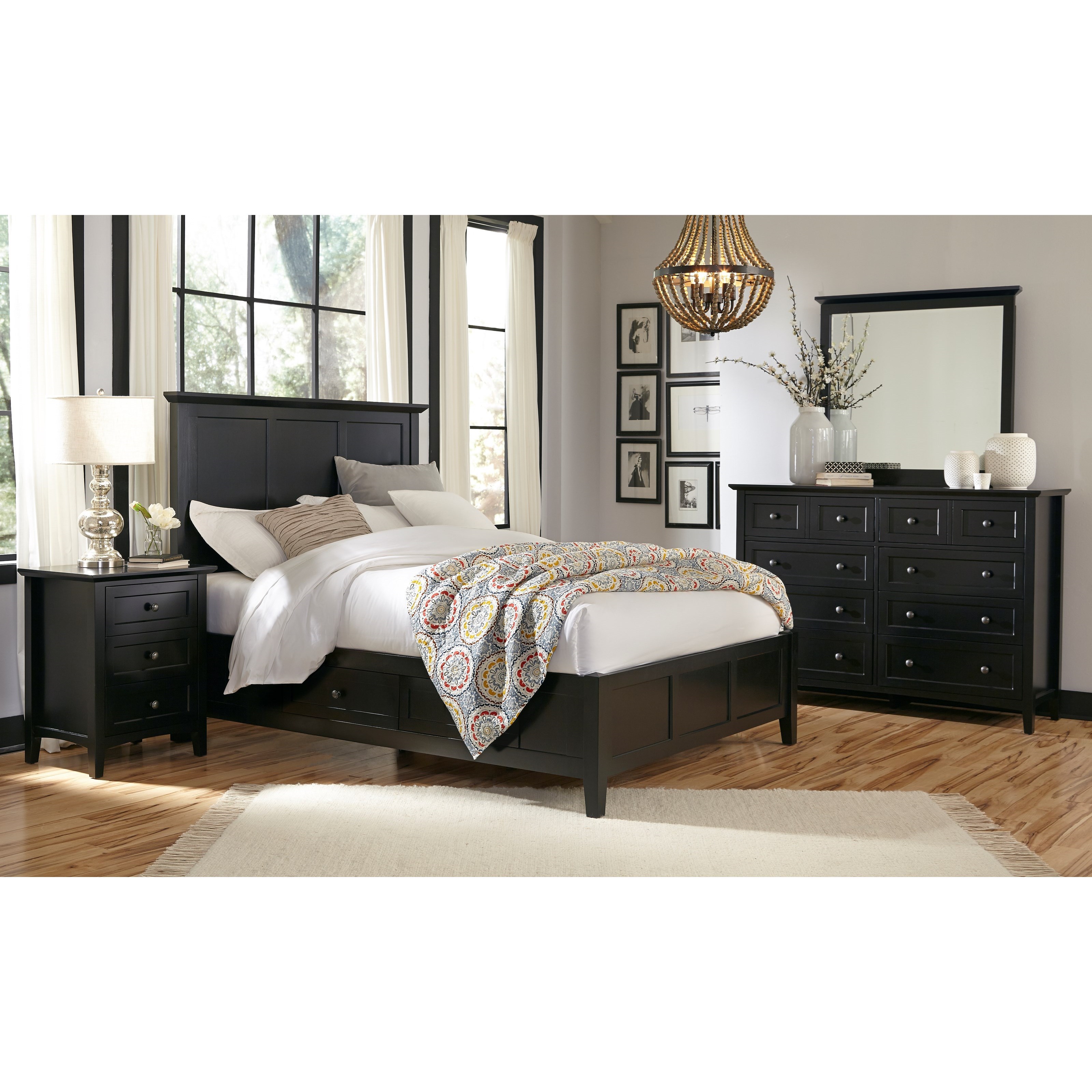 Modus International Paragon California King Shaker Style Storage Bed
